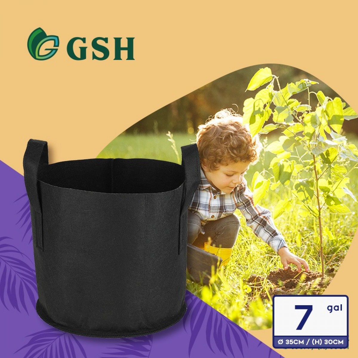 GSH Gardener's Grow Bag (7Gal)